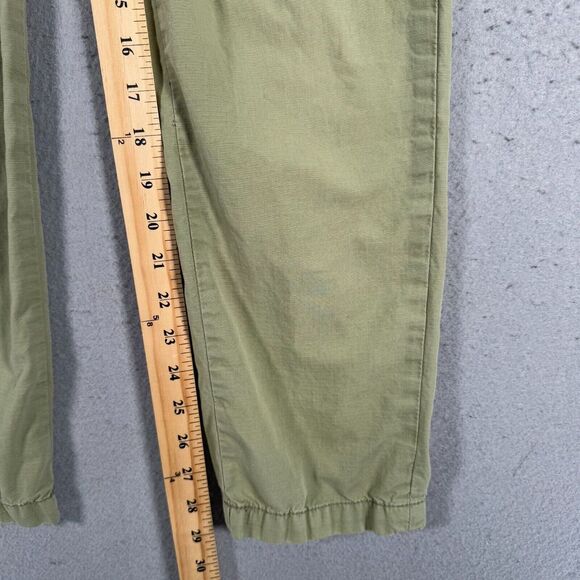 Anthropologie Hei Hei Cargo Pants Womens‎ 28 Yellow Green Slim Straight Set Of 2 - Picture 8 of 16